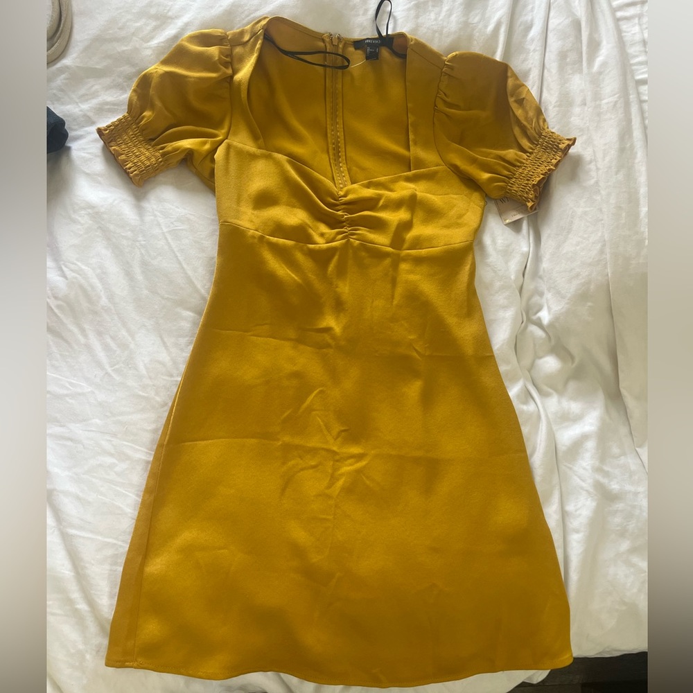 Gold cocktail dress